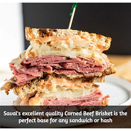 Saval Deli First Cut Corned Brisket Beef - High Grade Gluten Fre...