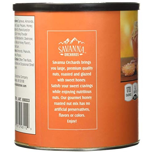 Savanna Orchards Gourmet Honey Roasted Nut Mix, 30 Oz