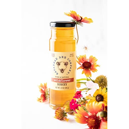 Wildflower Honey By Savannah Bee - 100% All Natural And Pure Hon