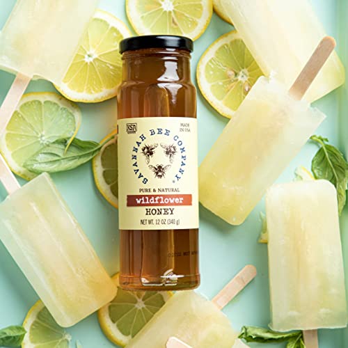 Wildflower Honey By Savannah Bee - 100% All Natural And Pure Hon