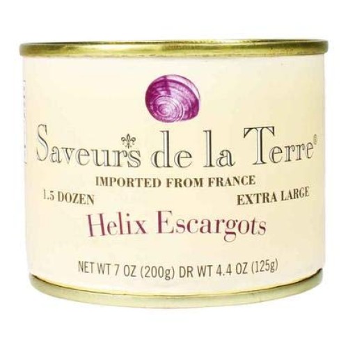Helix Extra Large Foodservice Escargot 18 Piece 7 Oz Cans Pac