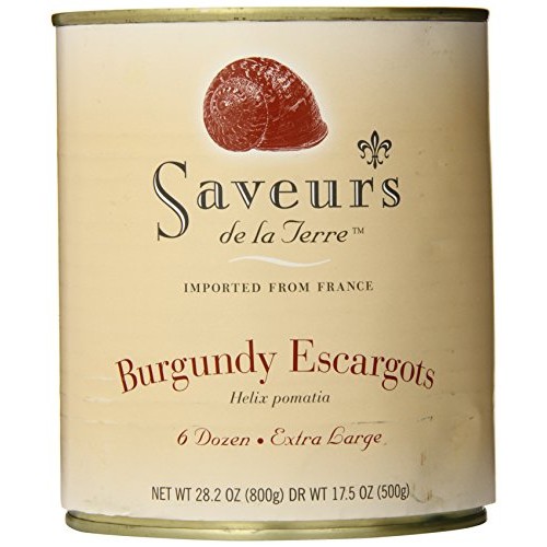 Saveurs De La Terre Burgundy Escargots, 72-Count