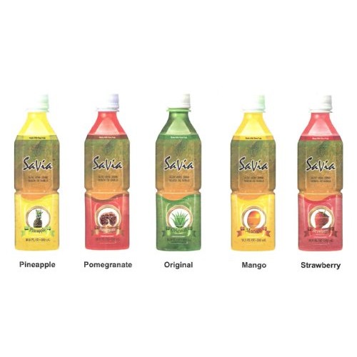 Savia Aloe Vera Drink Mango Flavor, 1.25-Pounds Pack Of 20