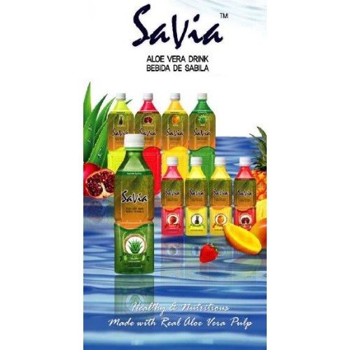 Savia Aloe Vera Drink Mango Flavor, 1.25-Pounds Pack Of 20
