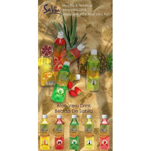 Savia Aloe Vera Drink Mango Flavor, 1.25-Pounds Pack Of 20