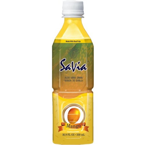Savia Aloe Vera Drink Mango Flavor, 1.25-Pounds Pack Of 20