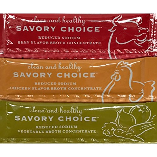 Reduced Sodium Broth Variety Pack 8 Each Beef, Chicken And Veget