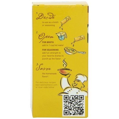 Savory Choice Chicken Broth Concentrate, 5.1 Ounce Box