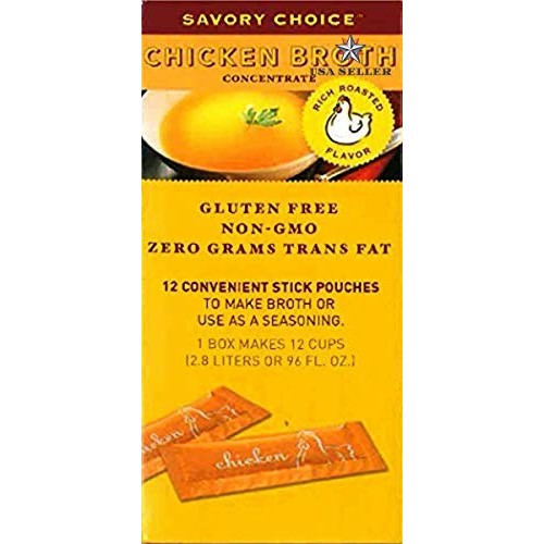 Savory Choice Chicken Broth Concentrate, 5.1 Ounce Pack Of 2
