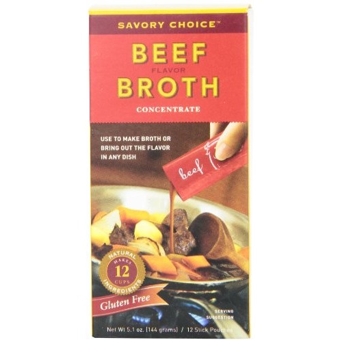Savory Choice Liquid Beef Broth Concentrate, 5.1 Ounce Box