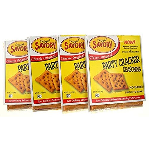 Savory Saltine Seasoning Bundle, 1.4 Ounce, Original Flavor, 4 P