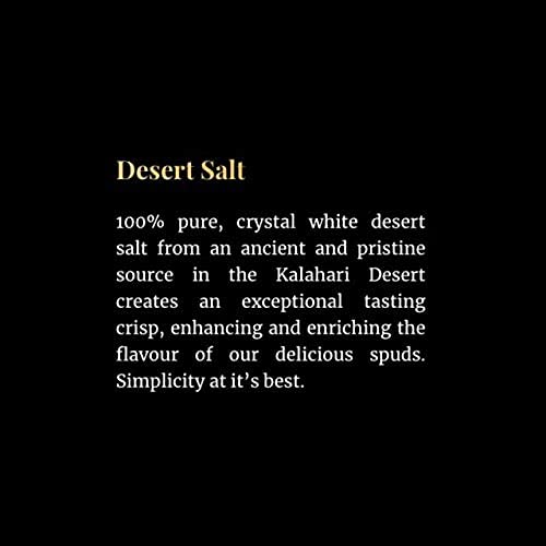 Savoursmiths Hand Cooked Potato Chips, Desert Salt, Gluten Free,