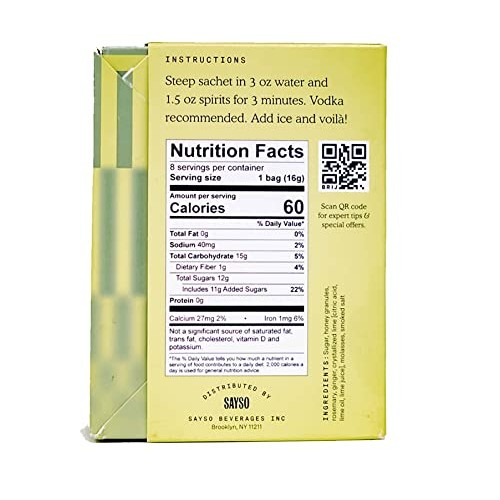 SAYSO Cocktail Tea Bags - Instant Cocktail Mixers or Mocktail Mi...