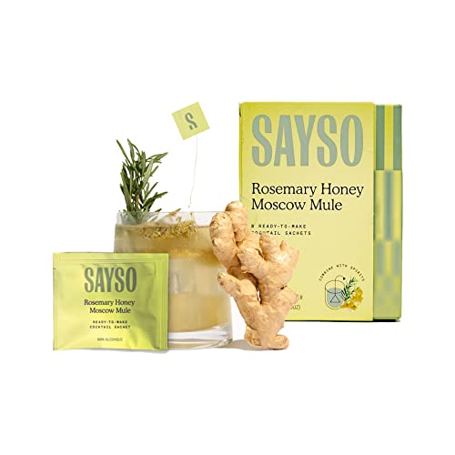 SAYSO Cocktail Tea Bags - Instant Cocktail Mixers or Mocktail Mi...
