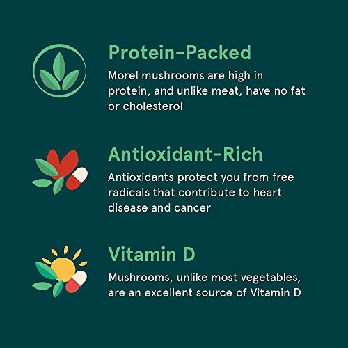 Sb Organics Dried Morel Morchella Mushrooms - All-Natural, Non-G