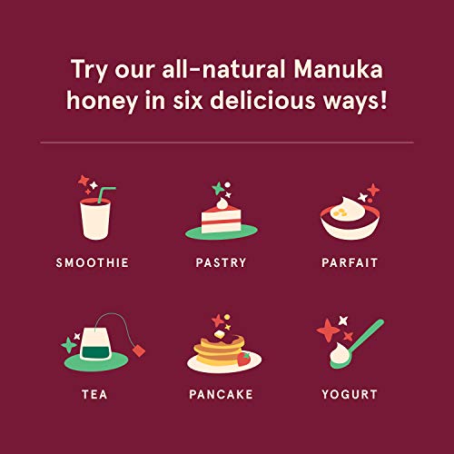 Sb Organics Manuka Honey Mgo 400+ - 8.8 Oz Jar Of Raw Unfiltered