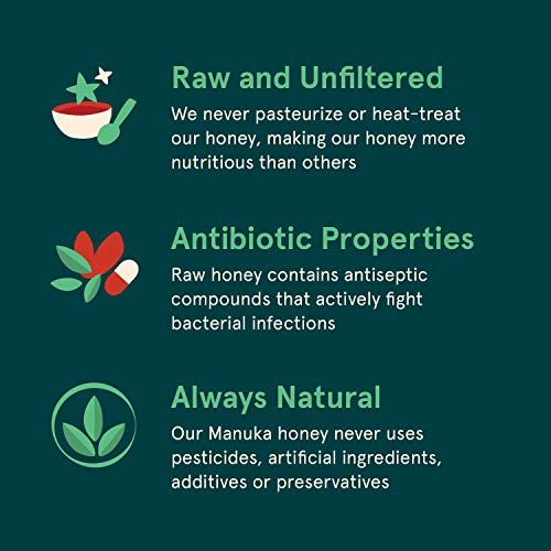 Sb Organics Manuka Honey Mgo 400+ - 8.8 Oz Jar Of Raw Unfiltered