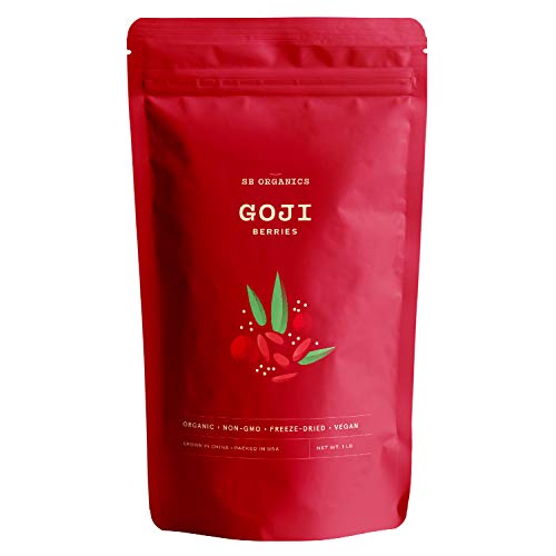 Sb Organics Premium Juicy Large Organic Goji Berries - Nutrient