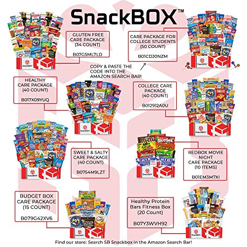 Healthy Snacks Care Package Snack Box 40 Count For College Stu