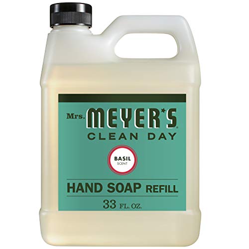 Mrs. Meyers Hand Soap Refill, Made with Essential Oils, Biodegr...