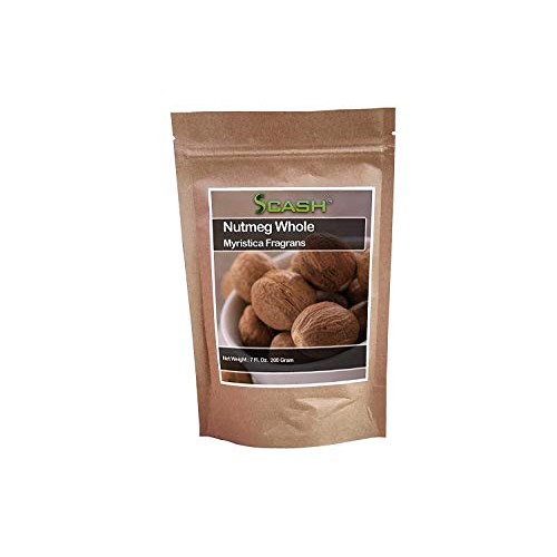 7 Fl Oz Scash Indian Spice Organically Grown Nutmeg Whole Natura