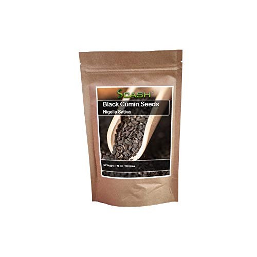 Scash Black Cumin Seed Whole, Nigella Sativa, Gluten-Free &Amp; Non-