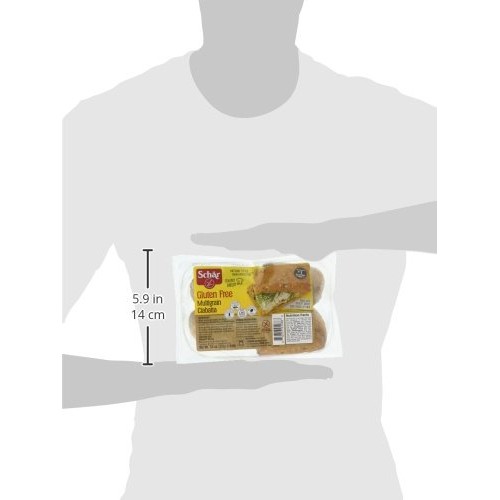 Schar Gluten Free Multigrain Ciabatta Rolls, 4 Rolls, 7 Ounce