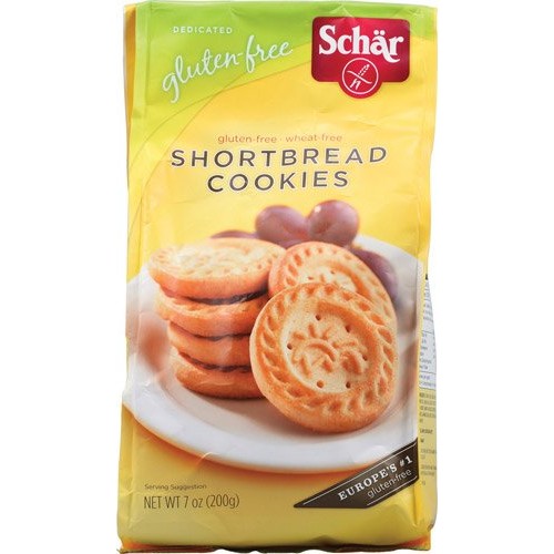 Schar Cookies Gluten Free Shortbread -- 7 Oz Each / Pack Of 2