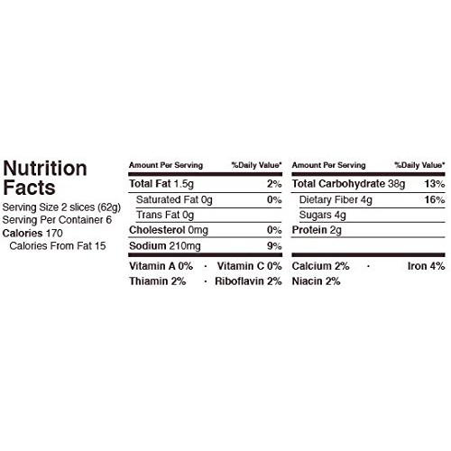 Schar Gluten-Free Artisan Baker White Bread 14.1 Ounce 6 Pack