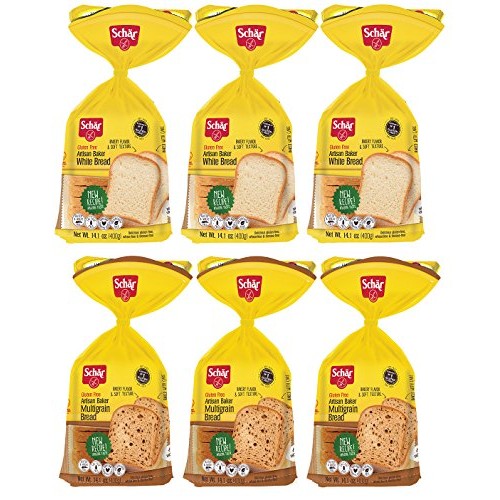 Schar Gluten Free White Bread &Amp; Multigrain Bread, 14.4 Ounce