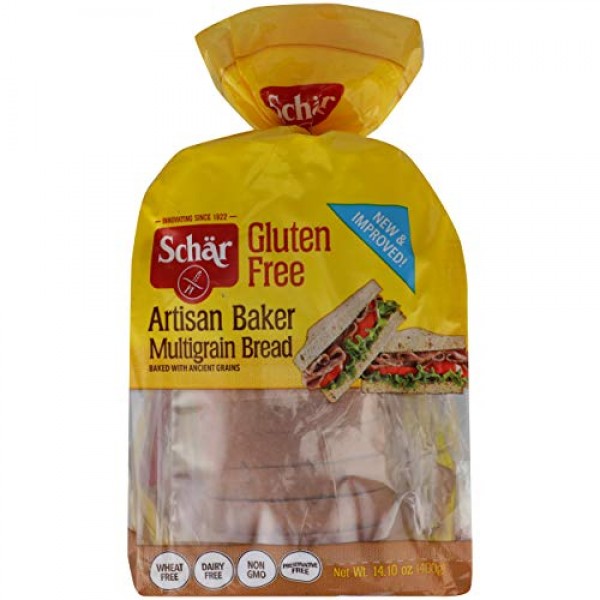 Schar Multigrain Bread, 14.10 Loaf Pack of 3