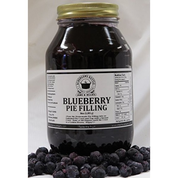 Blueberry Pie Filling, 36 oz
