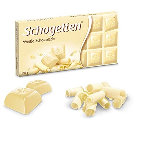 Schogetten German Chocolate Pack of 3 White Chocolate,100 grams
