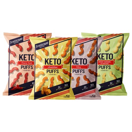 Schoolyard Snacks - Keto Chips, 2G Net Carbs, Low Sugar - Health...