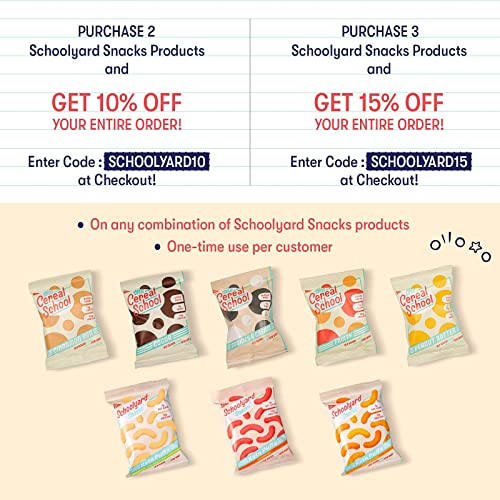 Schoolyard Snacks Low Carb Keto Cheese Puffs - Cheddar Cheese -