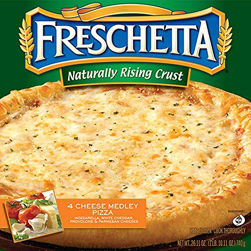 Freschetta Naturally Rising Crust Four Cheese Pizza, 26.11 Ounce