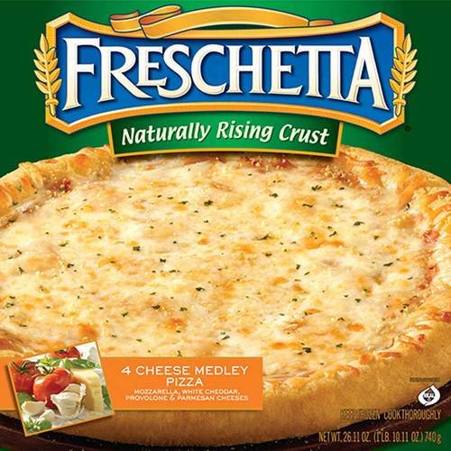 Freschetta Naturally Rising Crust Four Cheese Pizza, 26.11 Ounce