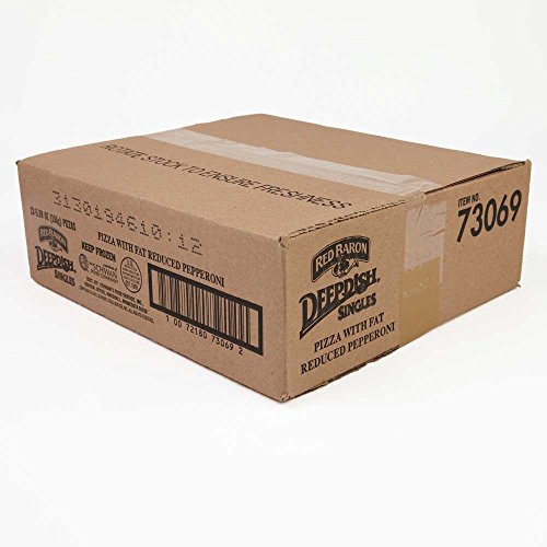 Schwans Red Baron Pepperoni Par Baked Pizza, 6 Ounce -- 12 Per C