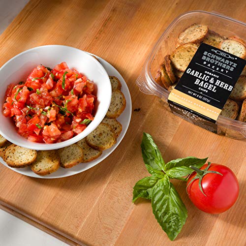 Schwartz Brothers Bakery, Bagel Chip Sampler, Everything &Amp; Garli