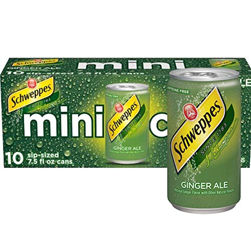 Schweppes Ginger Ale Mini Cans 10 Count Of 7.5 Oz Cans