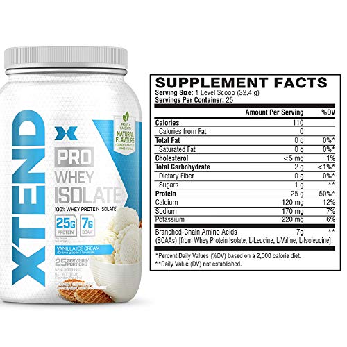Xtend Pro Protein Powder Vanilla Ice Cream | 100% Whey Protein I