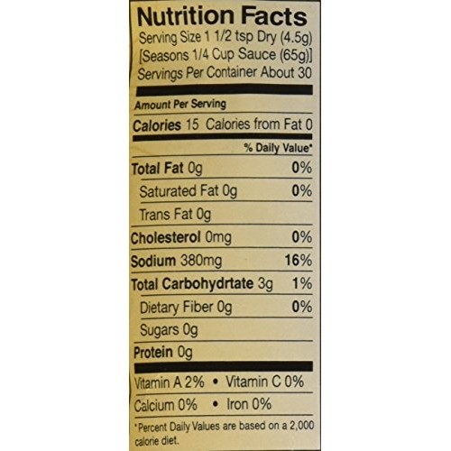 Mrs Wages Pizza Sauce Mix-Twelve 5 Ounce Packages