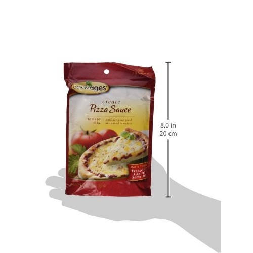 Mrs Wages Pizza Sauce Mix-Twelve 5 Ounce Packages