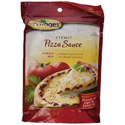 Mrs Wages Pizza Sauce Mix-Twelve 5 Ounce Packages