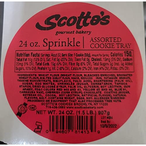 Scottos Cookies Italian Variety Pack of Assortment Individual W...