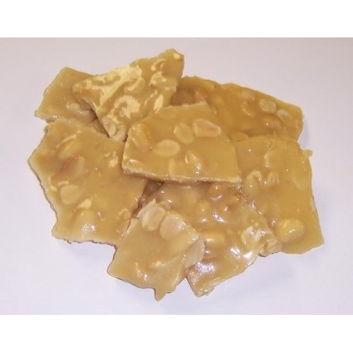 Scotts Cakes Peanut Brittle In A 1 Pound Plastic Deli Container