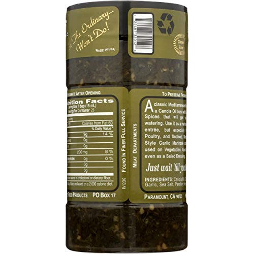 SCOTTS FOOD Mediterranean Garlic Marinade, 11.5 FZ