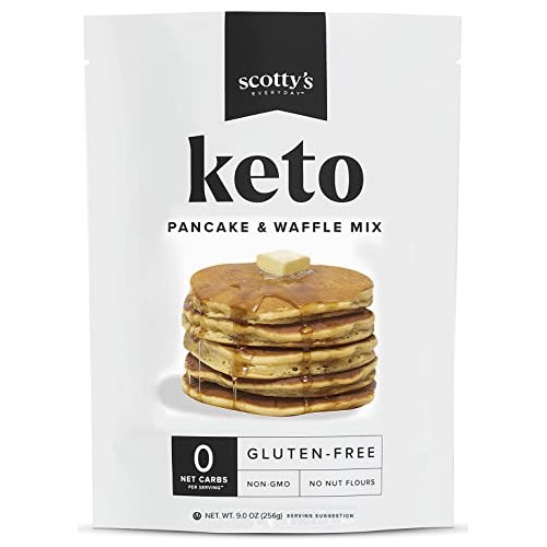 Keto Pancake & Waffle Zero Carb Mix - Keto and Gluten Free Panca...