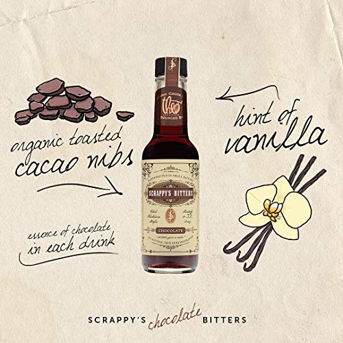 Scrappys Bitters - Chocolate, 5 Ounces - Organic Ingredients, F
