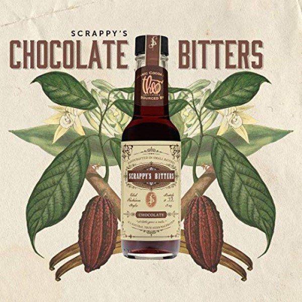 Scrappys Bitters - Chocolate, 5 Ounces - Organic Ingredients, F
